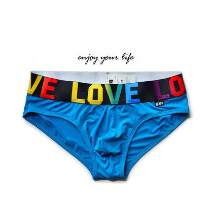 Buycenter Men's Solid Color Briefs - Low Waist, Elastic Nylon Fit - Buy Center US