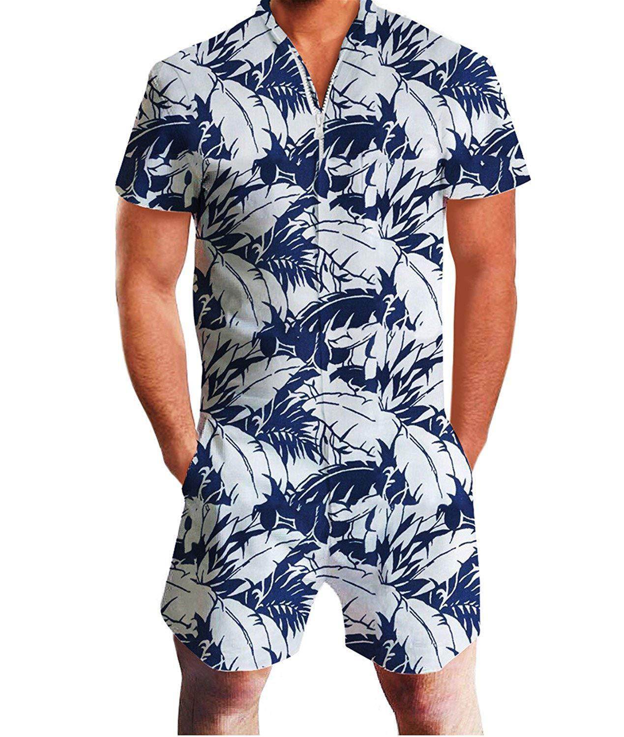 Buycenter Men's Summer Short-Sleeved Suit - European & American Fit - Buy Center US