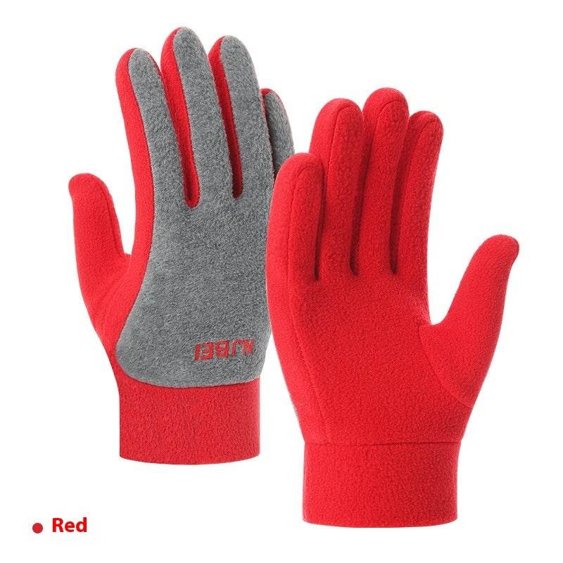 Warm Polar Fleece Gloves - Stylish & Thick for Winter Riding - Buy Center US