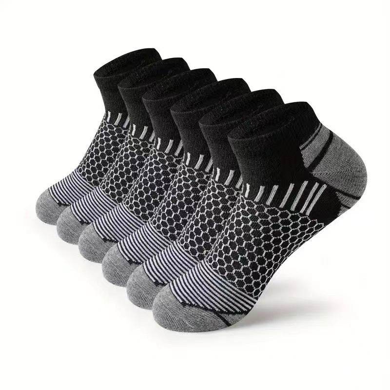 Buycenter Men's Basketball Socks - Breathable, Sweat-Absorbing Ankle Design - Buy Center US