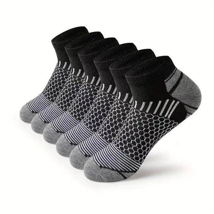 Buycenter Men's Basketball Socks - Breathable, Sweat-Absorbing Ankle Design - Buy Center US