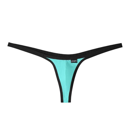 Buycenter Men's T-Back Underwear - Breathable Ice Silk, Low Waist Styles - Buy Center US