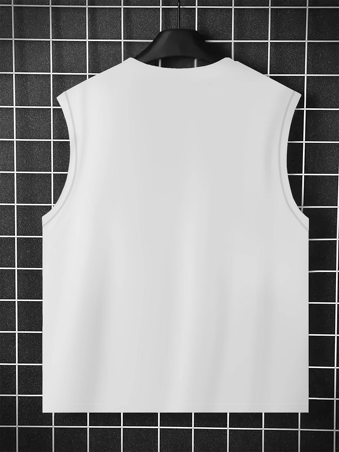Men's Casual Milano Tank Top - Breathable Polyester Sleeveless Sports Vest - Buy Center US