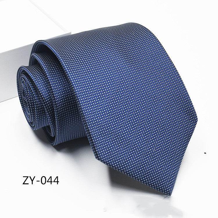 Buycenter Men's 1200D Striped Tie - Elegant Jacquard Style, Various Colors - Buy Center US