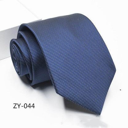 Buycenter Men's 1200D Striped Tie - Elegant Jacquard Style, Various Colors - Buy Center US