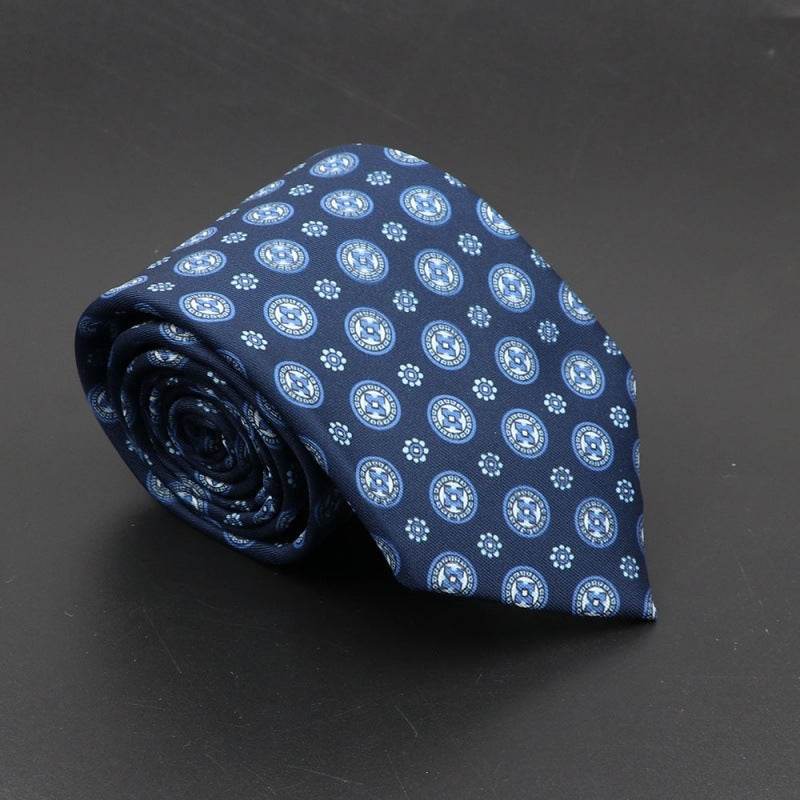 Buycenter Super Soft Silk Ties - 75mm Bohemian Necktie for Men - Buy Center US
