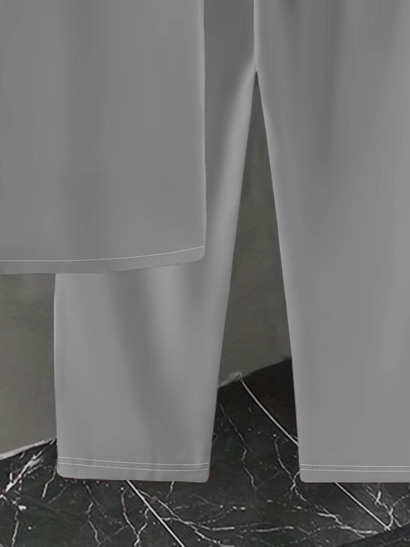 Stylish Men's Casual Suit Set - Top & Pants - Perfect for Spring/Fall - Buy Center US