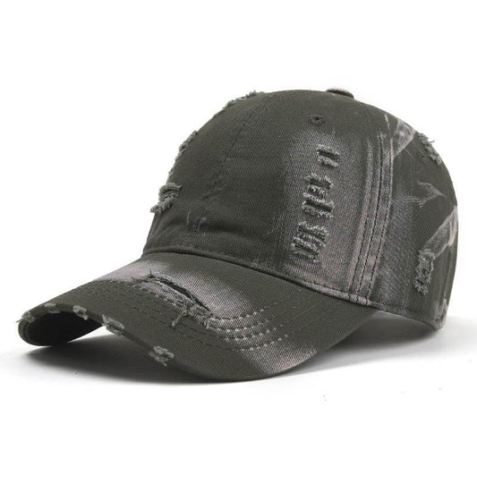Trendy Washed Denim Baseball Cap for Spring & Summer – Unisex Style - Buy Center US