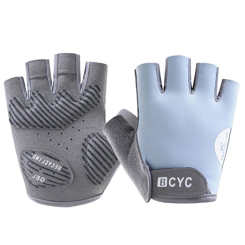 Buycenter Thin Half Finger Anti-Slip Exercise Gloves - Quick Drying, Sun Protection - Buy Center US