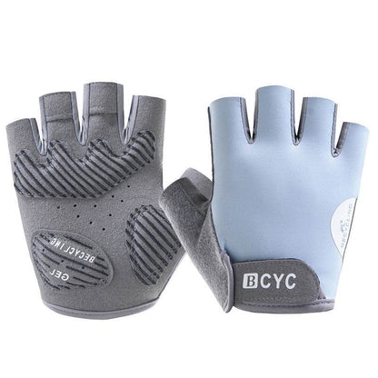 Buycenter Thin Half Finger Anti-Slip Exercise Gloves - Quick Drying, Sun Protection - Buy Center US