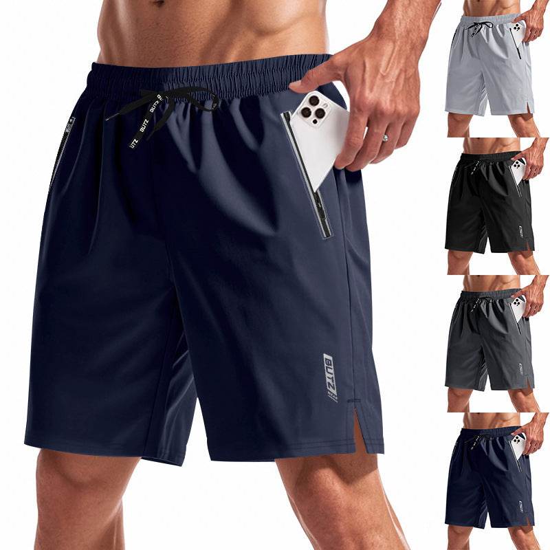 Buycenter Men's Quick-Dry Luminous Casual Shorts - Elastic Loose Fit - Buy Center US