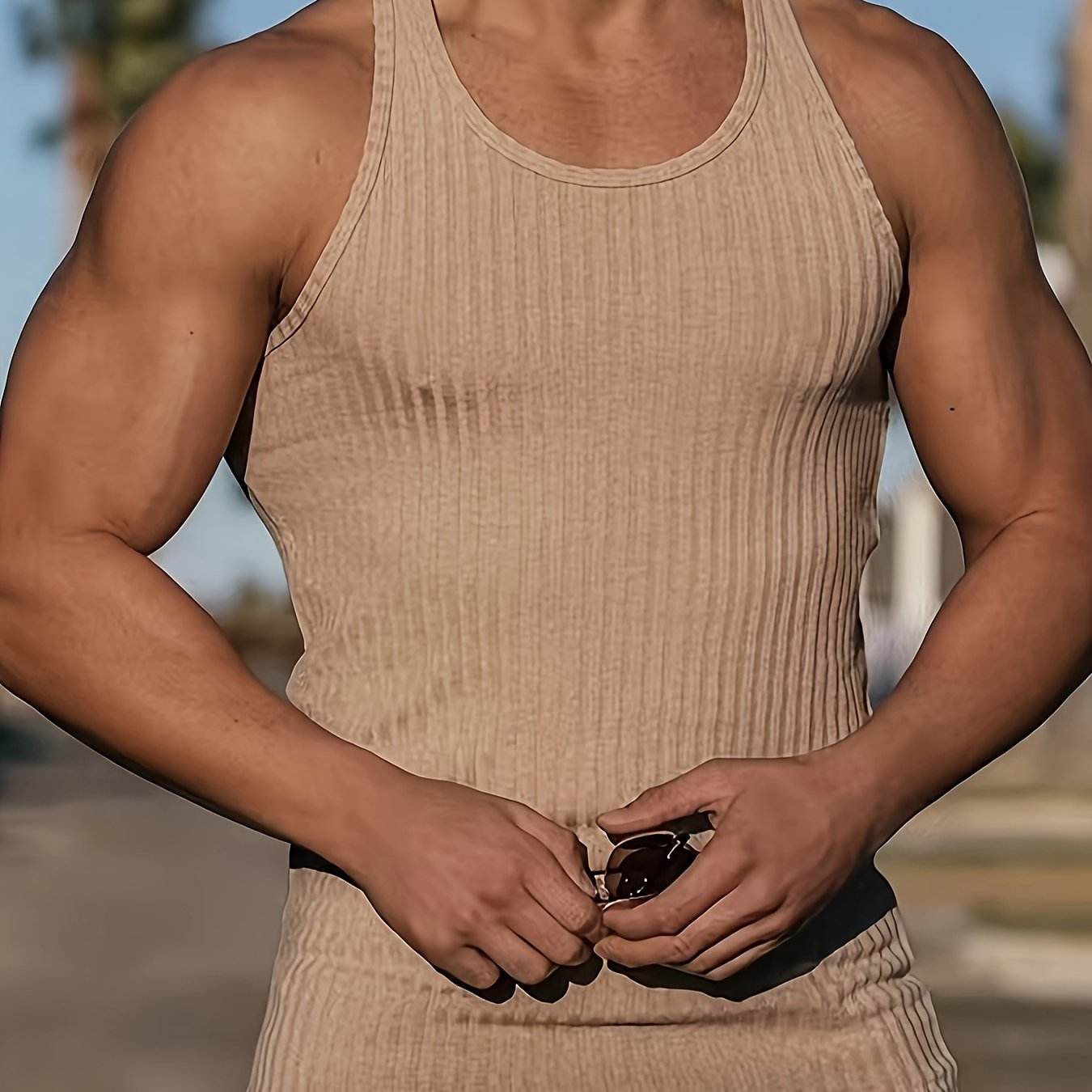 Men's Quick Dry Breathable Tank Tops - Athletic Gym Sleeveless Shirt - Buy Center US
