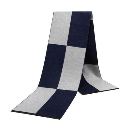 Buycenter Men's Warm Plaid Scarf - Stylish Imitation Cashmere for Winter - Buy Center US