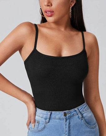 Solid Color Halter Top for Women - Backless Casual Crop Style - Buy Center US