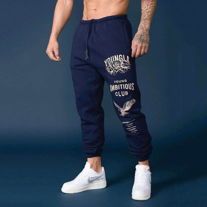 Men's Slimming Fashion Pants - Comfortable Cotton Casual Wear for All Seasons - Buy Center US