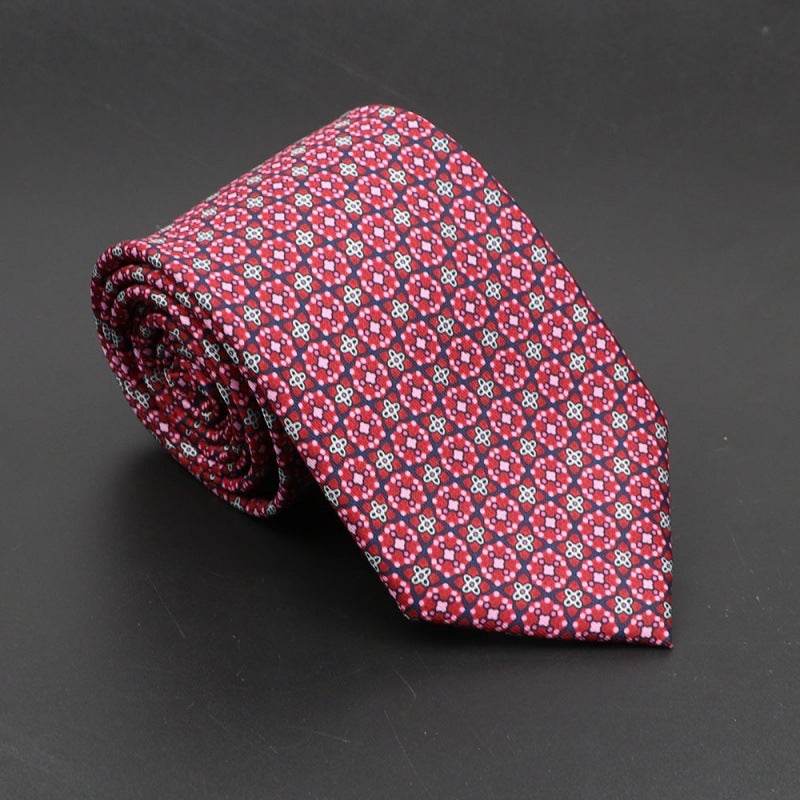 Buycenter Super Soft Silk Ties - 75mm Bohemian Necktie for Men - Buy Center US