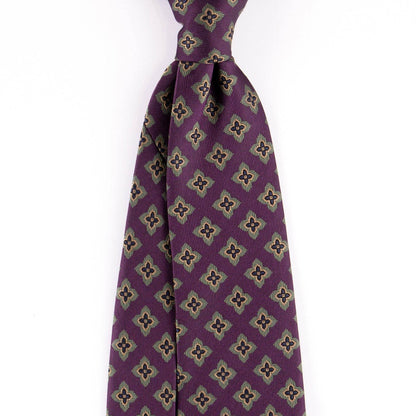 Buycenter Vintage Style Men's Tie - Jacquard Silk, 9cm Wide Design - Buy Center US