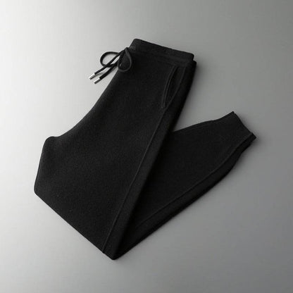 High Waist Casual Harem Pants for Men - Thickened Wool, Loose Fit - Buy Center US