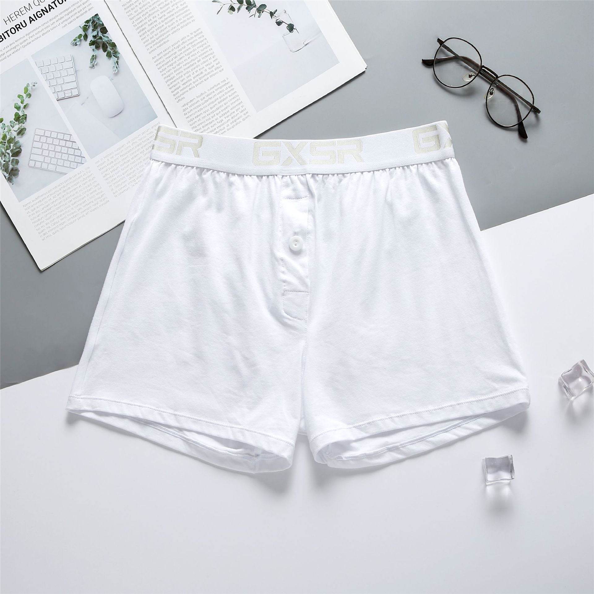 Buycenter Men's Low Waist Cotton Underwear - Breathable Boxer Shorts - Buy Center US