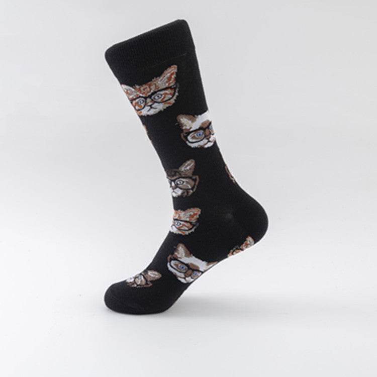 Buycenter Trendy Colorful Socks - Hand-Stitched Cotton, European Size 40-46 - Buy Center US