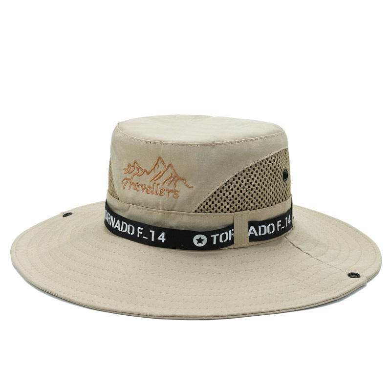 Men's Large Brim Sunscreen Hat - Travel & Mountaineering Visor Cap - Buy Center US