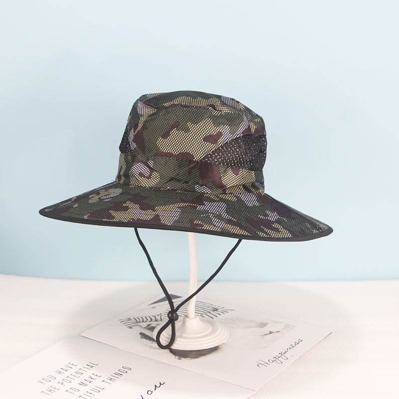Men's Fisherman Mountaineering Sun Hat - Breathable, Windproof, Camouflage - Buy Center US