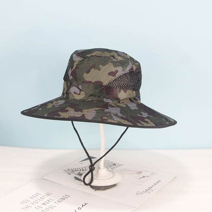 Men's Fisherman Mountaineering Sun Hat - Breathable, Windproof, Camouflage - Buy Center US
