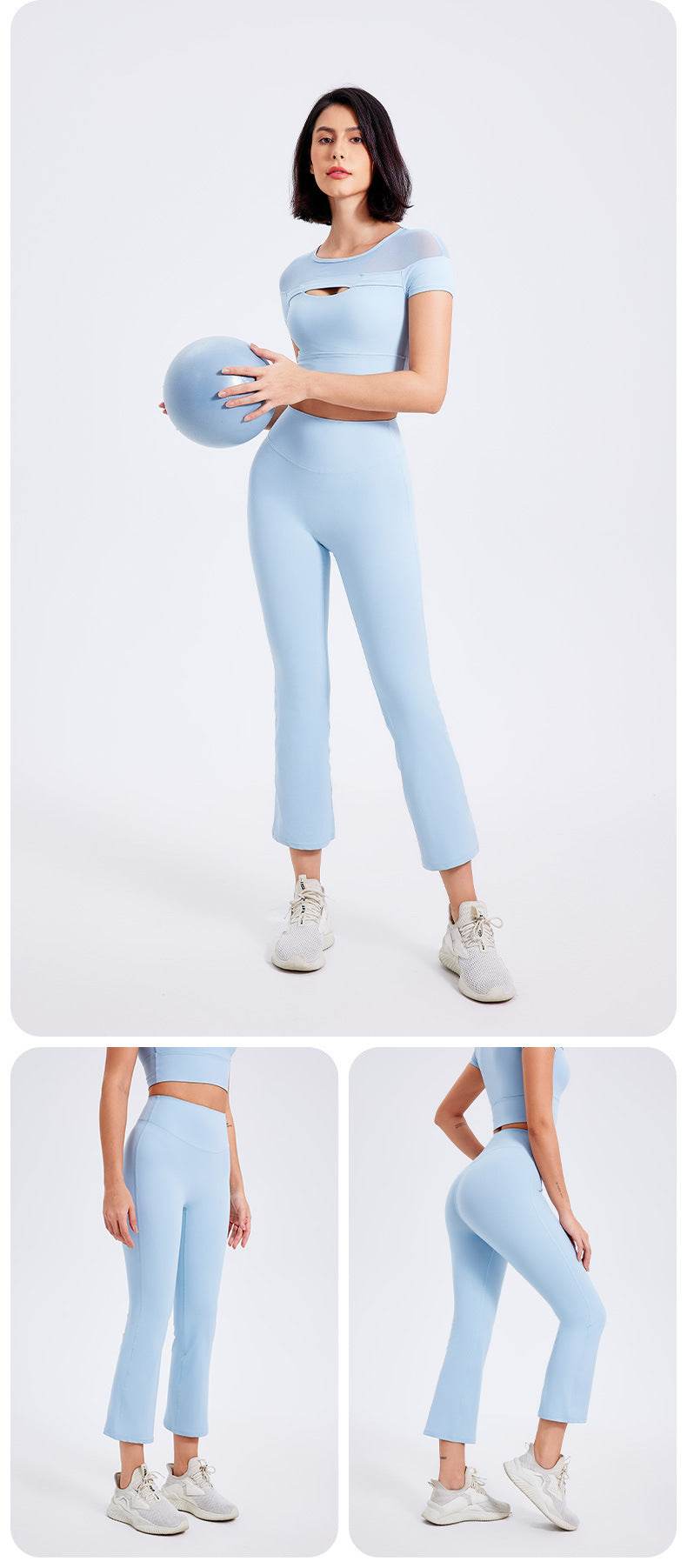 Women's High Waist Slim Fit Yoga Pants - Lightweight & Comfortable for Fitness - Buy Center US