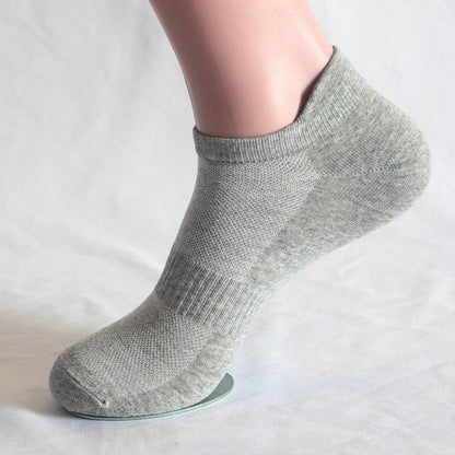 Buycenter Men's Plus Size Sports Mesh Socks - Cotton, Breathable Design - Buy Center US