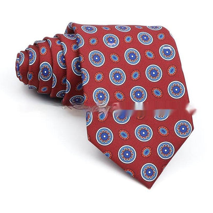 Buycenter Men's Printed Polyester Tie - Stylish Workplace Bow Tie - Buy Center US