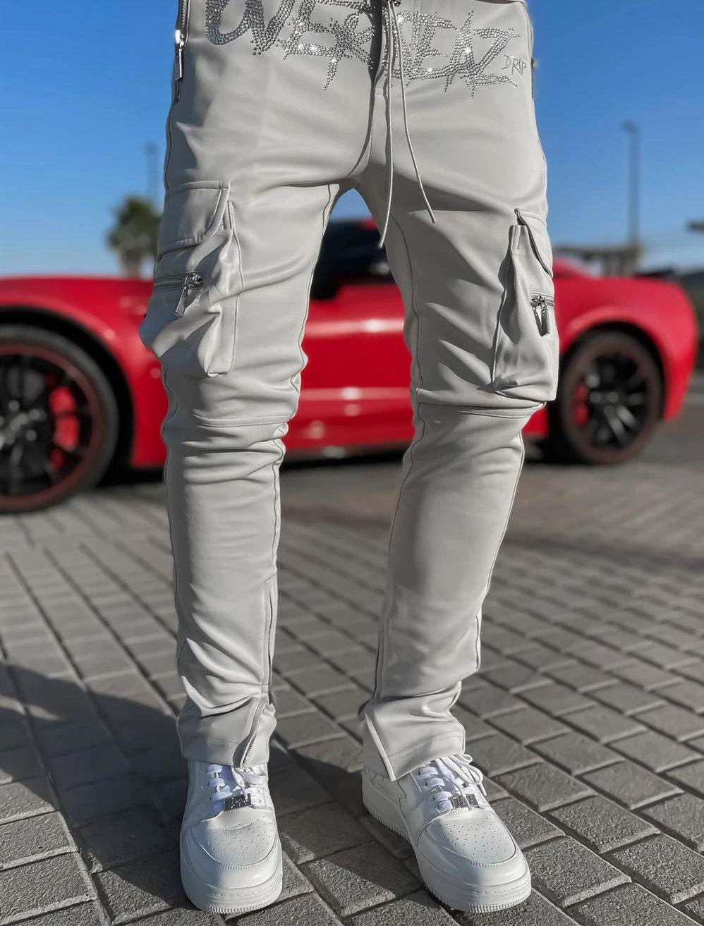 Buycenter Men's Multi Pocket Cargo Pants - Athleisure, Mid-Waist Design - Buy Center US