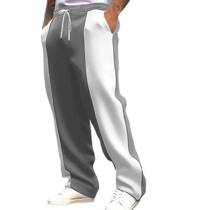 Men's Casual Sports Trousers - Loose Fit, Mid Waist, Comfortable Style - Buy Center US