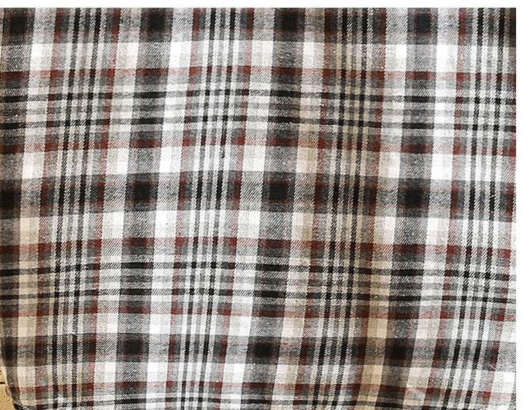 Buycenter Men's Checked Long-Sleeved Shirt - Stylish Japanese Fit & Design - Buy Center US
