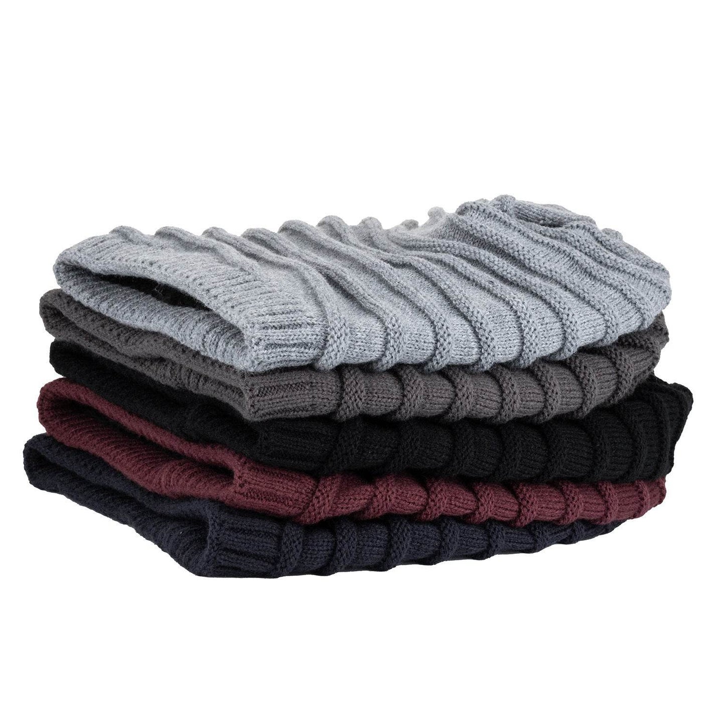 Buycenter Men's Warm Wool Knit Sweater Hat - Outdoor Ear Guards - Buy Center US