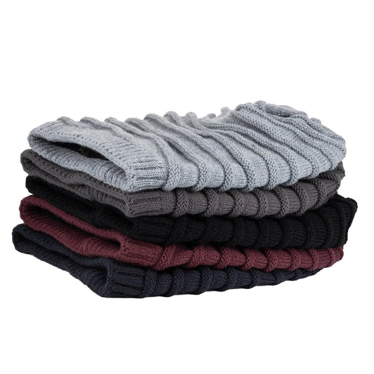 Buycenter Men's Warm Wool Knit Sweater Hat - Outdoor Ear Guards - Buy Center US