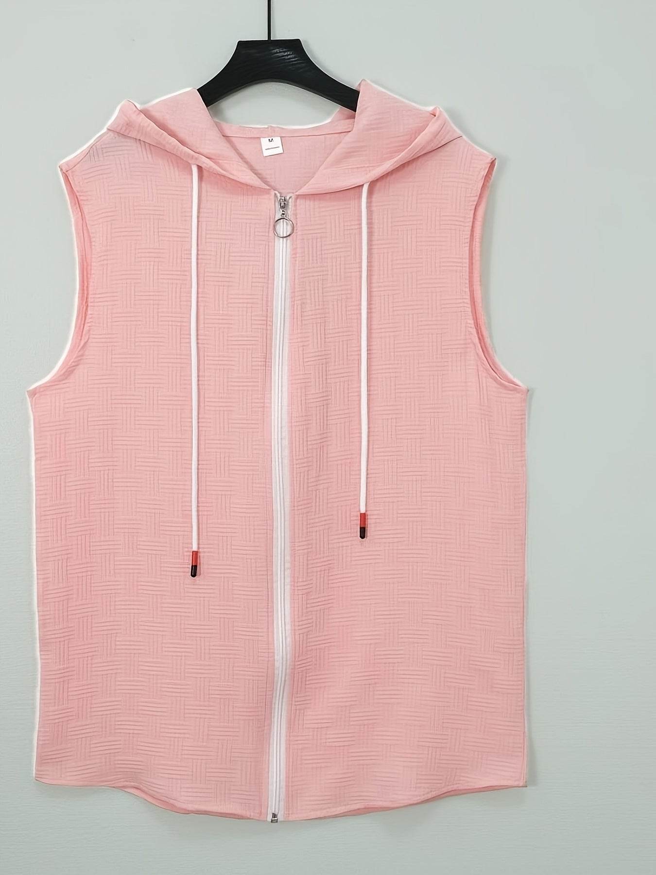 Men's Casual Sleeveless Hooded Sweater Set - Summer Beach Sports Outfit - Buy Center US