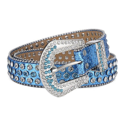 Buycenter Men Women Alloy Belt - Punk Rock Rivet Design, Multiple Colors - Buy Center US