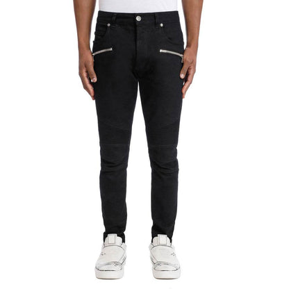 Fashionable Stretch Ripped Jeans - Snow Gray, Black, and Blue Options - Buy Center US