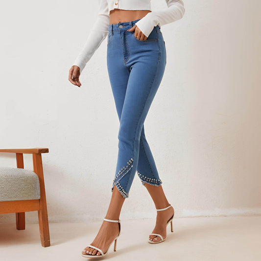 Women's High Waist Slimming Stretch Denim Jeans - Fresh & Sweet Style - Buy Center US