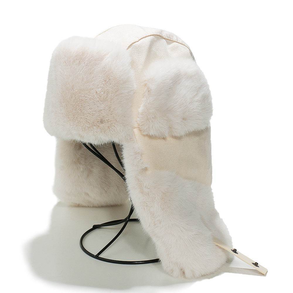 Men's Thickened Fleece Snow Hat - Thermal, Windproof Suede Design - Buy Center US