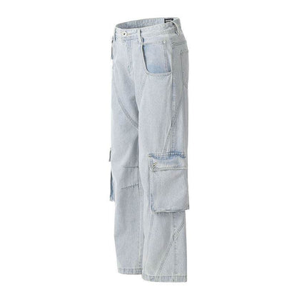 American Retro Gender-Free Casual Pants - Loose Cotton Trousers for All - Buy Center US