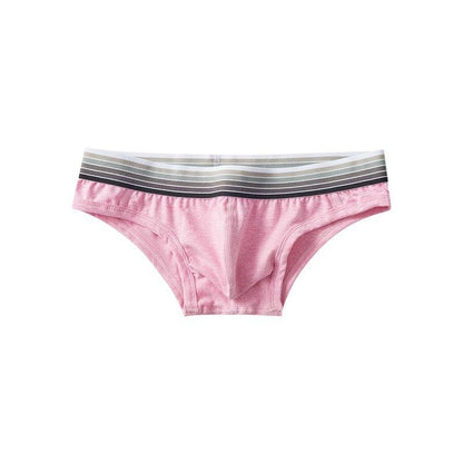 Buycenter Light Pink Men's Underwear - Low Waist Cotton Fashion Trend - Buy Center US