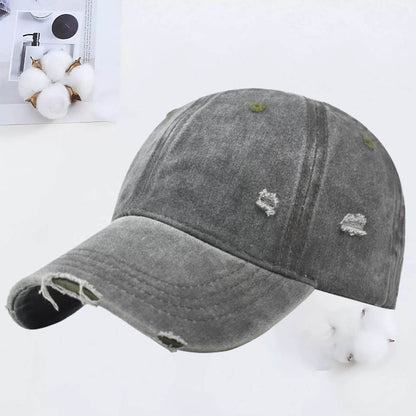 Adjustable Washed Baseball Cap - Embroidered & Printed for All Seasons - Buy Center US