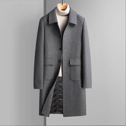 Buycenter Korean Style Wool Coat - Thickened Velvet for Winter Warmth - Buy Center US