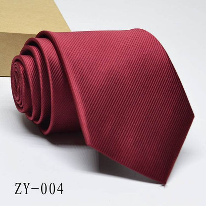 Buycenter Men's 1200D Striped Tie - Elegant Jacquard Style, Various Colors - Buy Center US