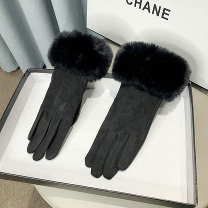 Warm Fleece Lined Touch Screen Gloves - Outdoor Cold-Proof Protection - Buy Center US