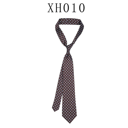 Buycenter Men's High-End Bow Tie - Premium South Korean Silk, Dot Pattern - Buy Center US