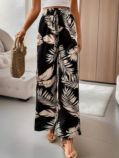 Floral Wide Leg Pants Spring Summer Style - Buy Center US