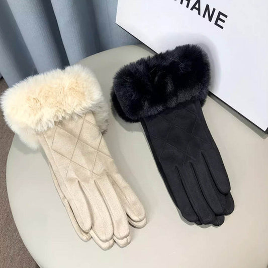 Warm Fleece Lined Touch Screen Gloves - Outdoor Cold-Proof Protection - Buy Center US