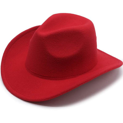Woolen Cowboy Hat for Men & Women - Adjustable Ethnic Style Summer Accessory - Buy Center US